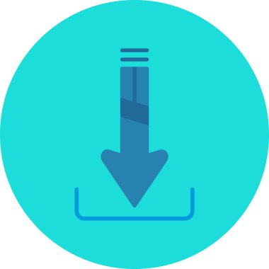 Ok. Web simgesi basit illüstrasyon