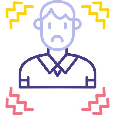 avatar simgesi vektör illüstrasyonu