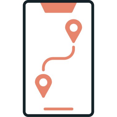 mobil simge vektör illüstrasyonu