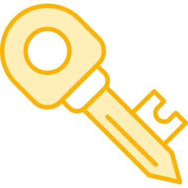 Anahtar. Web simgesi basit illüstrasyon