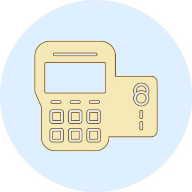 Kredi kartı ikonu. vektör illüstrasyonu