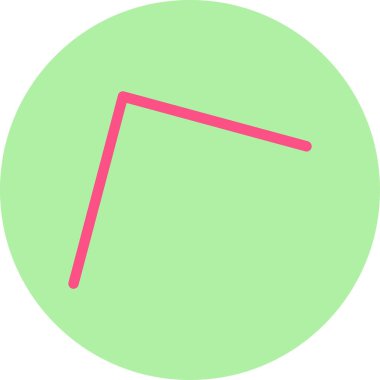 ok simgesinin vektör illüstrasyonu