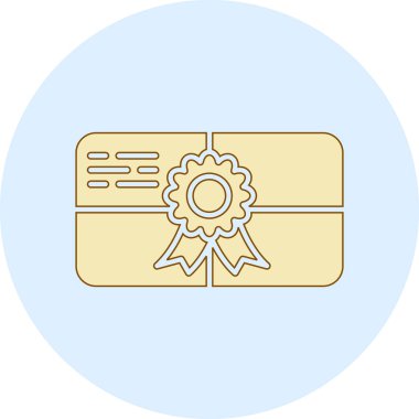 Rozet Simgesi Moda Biçiminde İzole Arkaplan