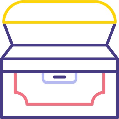 Modern yiyecek simgesinin vektör çizimi