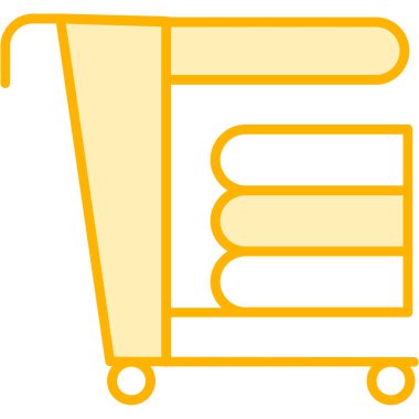 El arabası. Web simgesi basit tasarım