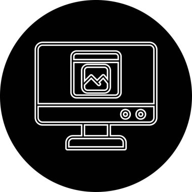 Web simgesi vektör illüstrasyonu