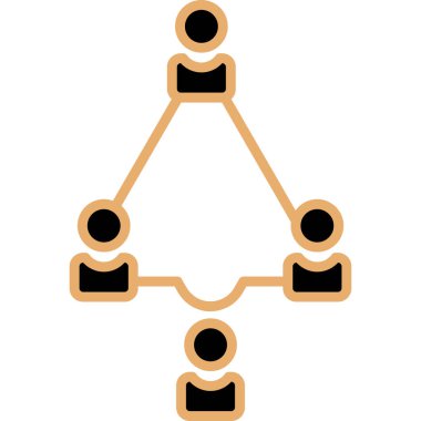 bağlantı ağ bağlantı simgesi - ana hat biçimi