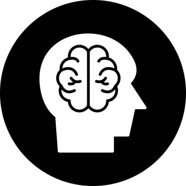 Vektör Beyin simgesi illüstrasyonu