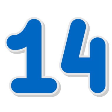 15. Mavi vektör simgesi