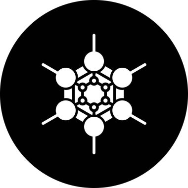 Bir ağ simgesinin vektör illüstrasyonu