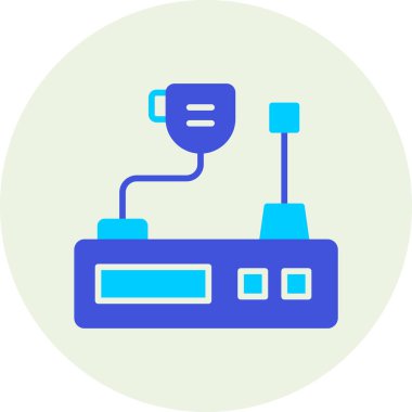 Fiş. Web simgesi basit illüstrasyon