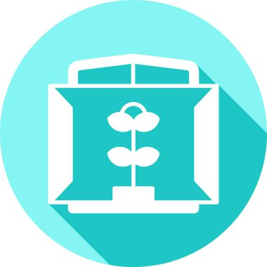 çiçek saksısı vektör simgesi