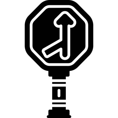 Trafik lambası. Basit illüstrasyon