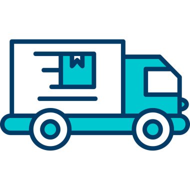 Kamyon vektör simgesi işareti