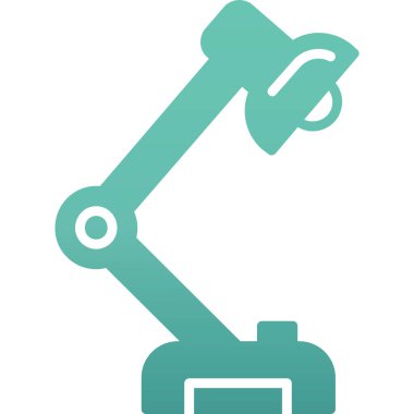 Robot robot simgesi, vektör illüstrasyonu