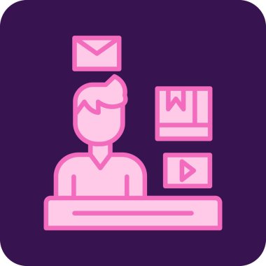 seo modern simgesinin vektör illüstrasyonu