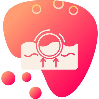 Kırmızı arkaplanın vektör illüstrasyonu