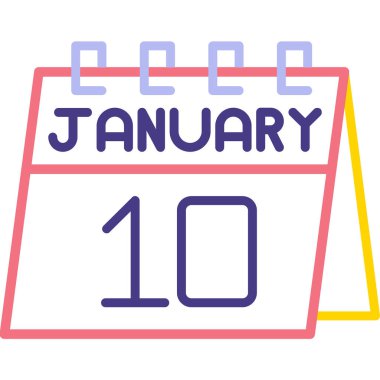 10 - takvim - Ocak 0 simgesi