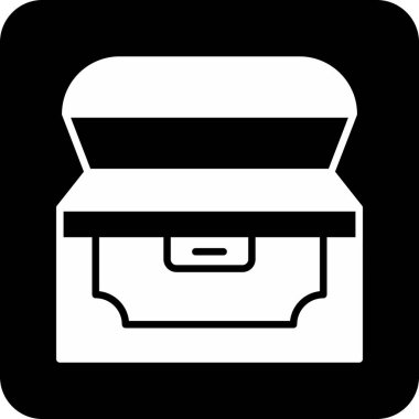 çanta simgesi vektör illüstrasyonu