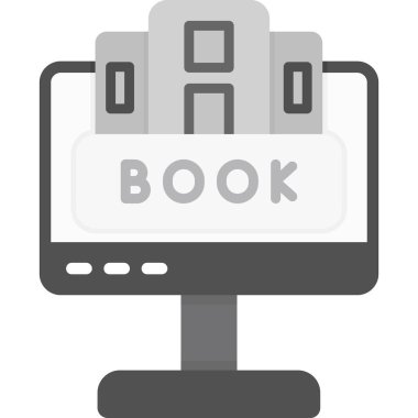 kitap vektörü düz çizgi