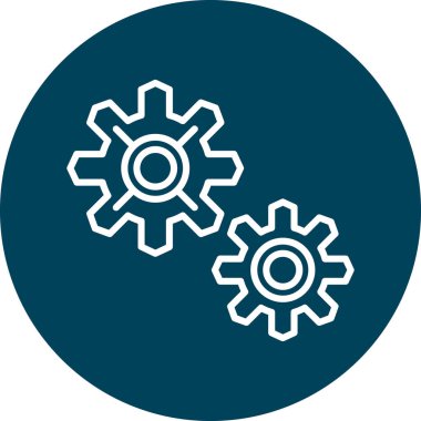 Seo simgesinin vektör illüstrasyonu