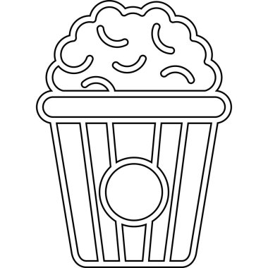 Kek ikonu vektör illüstrasyonu