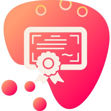 Bir bilgisayar simgesinin vektör illüstrasyonu