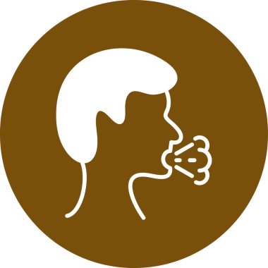 İnsan organı simgesi, basit vektör çizimi