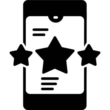 akıllı telefon simgesi vektör illüstrasyonu