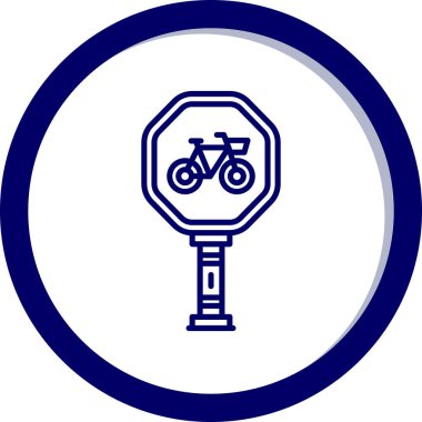 bisiklet ikonu vektör illüstrasyonu