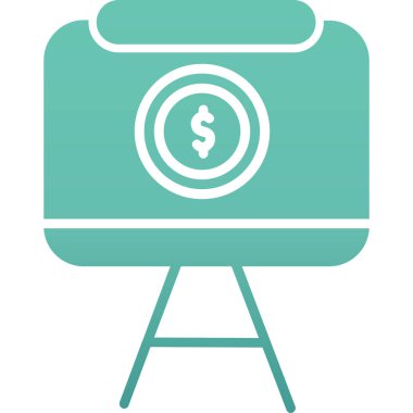 para çantası ikon vektör illüstrasyonu