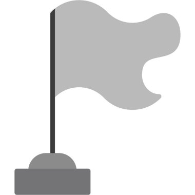 İspanya düz vektör simgesi bayrağı