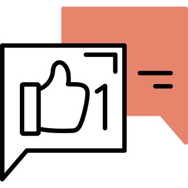 Basit bir web simgesinin vektör illüstrasyonu