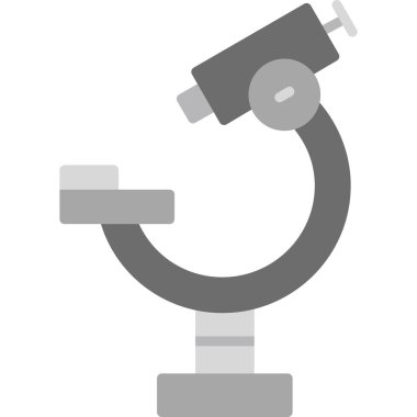 Mikroskop simgesi. Mikroskop vektör simgesi beyaz arka plan üzerinde izole web tasarımı için basit örnek