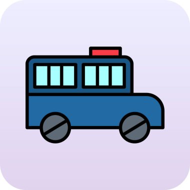 polis vektör simgesi modern satır