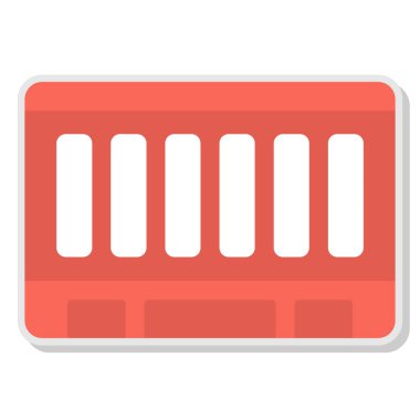 pil simgesi. Pil sembolünün basit tasarımı. Web tasarımı için vektör illüstrasyonu