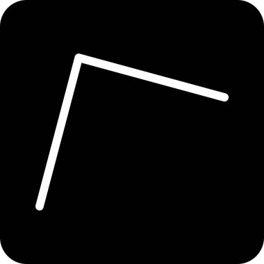 Modern b 'nin vektör illüstrasyonu eksik simgesi