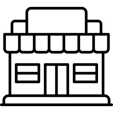 bina dükkânı simgesi, taslak biçimi