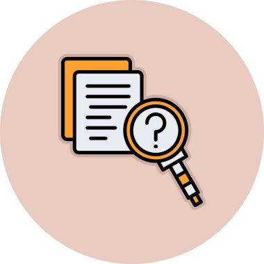 Arama motoru vektör simgesi