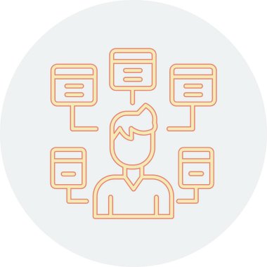 Müşteri servisi. Basit resimleme