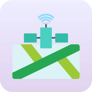 WIFI vektör düz renk simgesi