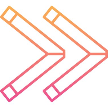 ok simgesi, vektör illüstrasyonu