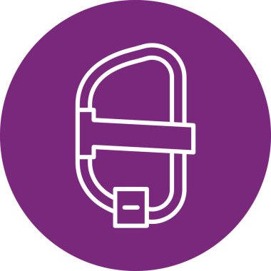 Bir b eksikliği simgesinin vektör çizimi