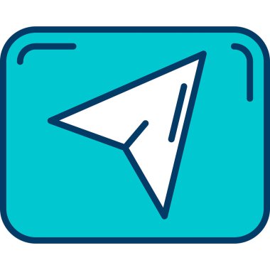 ileti ikonu vektör illüstrasyonu