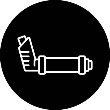 Sigara simgesi, vektör illüstrasyonu