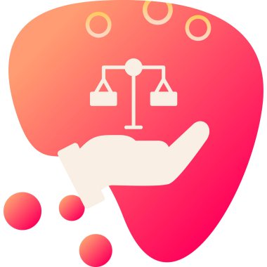 Konuşma baloncuklu kırmızı kalbin vektör çizimi