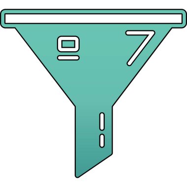 Çizgi film simgesinin vektör çizimi