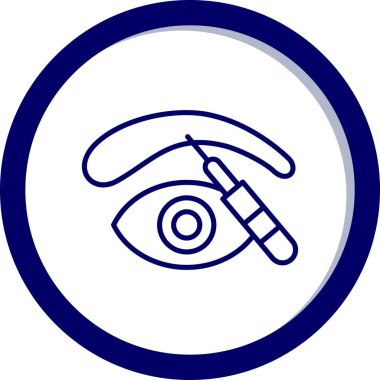 Göz simgesi vektör illüstrasyonu