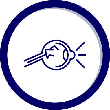 Modern bir simgenin vektör illüstrasyonu