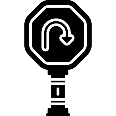 Yol işaretinin vektör illüstrasyonu